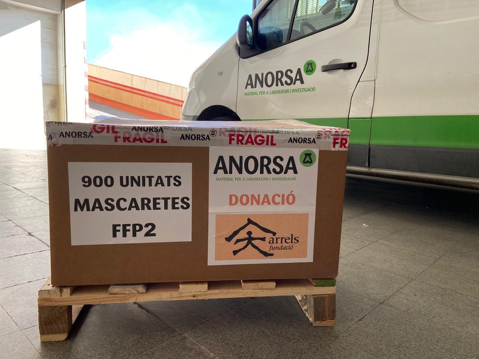 donacion mascarillas FFP2